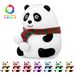 Night Light Kids SOLMORE Children LED Bedside Light Silicone Panda Lamp, USB Rechargeable Baby Sleep Aid LED Night Light with 7 Colors, Touch Control, 1200mAh Night Light for Children’s Room