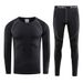 Ulogu Thermal Underwear Mens Long Johns Set Quick Dry Thermal Leggings Base Layer Long Sleeve