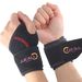 JJCALL Wrist Brace, 2PACK Fitted Wrist Support/Wrist Strap/Hand Support/Breathable/Comfortable/Adjustable, Left + Right Hand