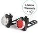 Save 23% - Witmoving LED Bike Lights Set Bicycle Waterproof USB Rechargeable Back(Red) Lights&Head(White) Lamp Cycling Flashlight Lights Sets (650mah Lithium Battery, 4 Light Mode Options, 2 USB cables)