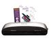 Save £7.25 - Fellowes Spectra A4 Home Office Laminator, 80-125 Micron, Including 10 Free Pouches, Silver