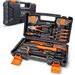 Save 27% - Home Tool Kits,56-Piece Home Tool Sets for Daily Repair and DIY, Home Tool Box Including Measure Tape,Precision Screwdrivers,Hex Keys,Claw Hammers, Knives, Scissors - TACKLIFE HHK3B
