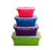 HALF PRICE! Silicone Food Storage Containers - Set of 4 | Collapsible Silicone Food Storage containers with an airtight, Leak-Proof Design. BPA-Free and Microwave/Dishwasher Safe | from Jean-Patrique