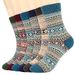 Tencoz 6 Pairs Womens Wool Socks Thermal Warm Socks Knitting Ladies Socks for Winter Warm Thick Crew Sock for Ladies & Men