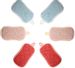 Lifreer 6Pcs Double-sided Scrub Sponge, Dual Action Antibacterial Washing Up Sponges Kitchen Microfibre Sponge Cleaning Pads for Non Stick Pans