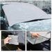 MAGNETIC CAR WINDSCREEN COVER ICE FROST SHIELD SNOW DUST PROTECTOR SUN SHADE