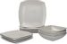 Save 26% - Creative Tops Raven Grey 12 Piece Dinner Set, Square, Ceramic, Service for 4