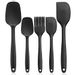 Save 20% - Silicone Spatulas, WisFox 5 Sets Silicone Kitchen Utensils Heat Resistant Silicone Kitchenware, Non-Stick Kitchen Baking Tools Silicone Cooking Utensils, Kitchen Gadgets Utensil Sets -Black