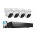 Save 31% - Reolink 4K 8CH PoE CCTV Outdoor Camera Systems, with 4pcs 8MP Ultra HD Four Times 1080P PoE Security IP Cameras and 2TB HDD NVR for 24/7 Recording, Digitally Zoom Waterproof Night Vision RLK8-800D4