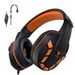 Kikc PS-4 Gaming Headset & PS4 Headset & Xbox one Headset,3.5mm Gaming Headphone with Microphone & Volume Control for Nintendo Switch,PC,Laptop,PS3,Video Game(Black+Orange)