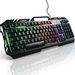 Gaming Keyboard, TedGem Gaming Keyboards USB Wired Keyboard LED Backlit Keyboard, Keyboard Gaming with 12 Multimedia Shortcut Keys 19-Key Anti-Ghosting for PC/Computer/Laptop Gamer