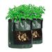 SCOBUTY Grow Bags, Planting Bags, Potato Grow Bags, Vegetable Growing Bags with Handles and Window Velcro, Durable Breathable Bag Thicken Grow Bag Gift for Gardeners (10 Gallon)