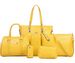 FiveloveTwo Womens Ladies 6 Pieces Handbag Set Hobo Clutch Top Handle Totes Satchels Crossbody Bags and Purse Large Bag+Tote+Shoulder Bag+Wallet+Card Holder