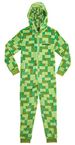 Minecraft Onesie for Boys, Kids Pyjamas All in One, Children Pj Jumpsuit, Super Soft Hooded Onesies, Gaming Sleepsuit Sleepwear for Kids, Gifts for Gamers Boys Girls