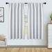 FLOWEROOM Blackout Curtains for Bedroom - Thermal Insulated Rod Pocket Window Curtains, Darkening Curtain for Living Room, White, 2 Panels, W52 x L45 inch (132cmx114cm)