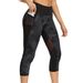 Eono by Amazon - 3/4 Gym Leggings Womens High Waist Yoga Pants Pockets Capri Sports Leggings Workout Running Hiking
