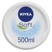 Save 22% - NIVEA Soft (500ml), A Moisturising Cream for Face, Body and Hands with Vitamin E and Jojoba Oil, Hand Cream Moisturises after Using Hand Sanitiser, Hand Gel, Hand Wipes or Hand Wash to Combat Dryness