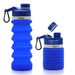 ONTA Collapsible Water Bottle- BPA Free Silicone Foldable Water Bottle for Travel, FDA Approved Food-Grade Silicone Portable Leak-Proof Travel Water Bottle, 20oz