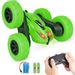 Save 30% - GEEKERA Remote Control Car, 4WD Electric RC Race Stunt Car with Double Sided 360°Spins Flips, LED Headlights, High Speed Off-Road Racing Vehicle for Kids Boys Girls Toys Gifts, Green