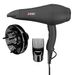 JINRI Hair Dryer Infrared Sterilization Professional Salon Ionic Sterilization Hair Dryer with Diffuser & Concentrator Attachments for Curly Hair, Black