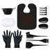 Hair Dye Kit,VITTA Hair Colour Brush and Bowl Set for DIY Hair Colouring Bleaching, Salon Hair Dye Kit with Hair Cutting Cape