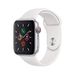 Save 38% - Apple Watch Series 5 (GPS + Cellular, 44mm) - Silver Aluminium Case with White Sport Band