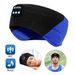 WU-MINGLU Bluetooth Headband Sleep Headphones, Wireless Music Sport Headbands Headsets Sleeping Headphone for Men,Women with Thin and Cool Fabric & Adjustable Earphones for Running, Yoga(Blue)