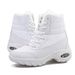 Youecci Womens Snow Boots Winter Warm Ladies Waterproof Short Ankle Boots Flat Comfy Fur Lined Booties Outdoor Anti-Slip Durable Walking Shoes