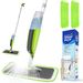 Spray Mop, Winpok Floor Cleaning Mop with 2 Reusable and Dust Scraping Tool Microfiber Mop for House 300 Milliliter (Green)