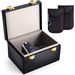 MOSFiATA Car Key Signal Blocking Box and Pouch (2 pack), Large Faraday Box for Car Keys Phones RFID Blocker Case Car Key Safe Box,Fob Storage Box Keyless Cars Security Anti Theft Box and Bags