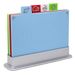 Save 48% - Index Coloured Chopping Board Set | Non-Slip Set of 4 Colour Coded Cutting Boards | Includes Stand | Dishwasher Safe | M&W
