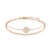 Swarovski Women's Ginger Bangle Bracelet, Brilliant Crystals, Stunning Bangle Bracelet with Chain