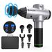 Massage Gun, AERLANG Massage Gun Deep Tissue, Percussion Handheld Muscle Massager for Muscle Pain Relief Fitness Recovery Body Shaping with 20 Speed Levels 6 Massage Heads and LCD Display