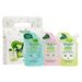 Save £0.90 - Simple Mini Beauty Steps Gift Set, Nourishing 3-Step Skin Care Kit, The Perfect Present For Women, Girls, Sisters & Teens, With Hydrating Moisturiser, Cleansing Water and Facial Wash Pouches