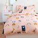 Bedsure Duvet Cover Set Cot Bed - Bear Bedding Toddler Junior/Cot Bed 120x150cm with 1 Pillow Cover 40x60cm for Girls and Boys Microfiber Polyester Bedding Sets