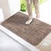 Super Absorbent Magic Mat Door Mat Microfibre Washable Indoor Outdoor Anti Slip Mat – Entrance Step Mats – No Foot Prints – Removes Dirt Mud – Clean Floor (Camel & White)