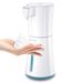 CQURE 450ml/15.2oz Automatic Soap Dispenser,Automatic Foaming Hand Free Soap Dispenser Touchless,Battery Operated Foam Liquid Soap Dispenser for Bathroom Kitchen(White