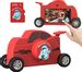 Dragon Touch Kids Camera, 1080P HD 48MP 3.0 Inch IPS Touch Screen, Built-in WiFi, Racing Car Shaped Digital Camera with 32GB Memory Card, Birthday Christmas Toy Gifts Camera for Children-WT01(Red)