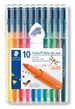 Save 44% - Staedtler 323 Triplus Colour Fibre-Tip Pens, 1.0 mm, Assorted Colours, Pack of 10