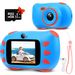 RUMIA Kids Camera,Child Digital Camera, Mini Video Camcorder,2.0 inch IPS Screen,18.0 Mega pixels,1080P HD Photography Children Camera USB Rechargeable Video Recorder for Boys and Girls (Blue)
