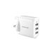 Poweradd 30W Main Charger, 3-Port USB Wall Charger, USB Plug Chargers Compatible with Apple iPhone 11 Pro/XS Max/XR/X/8/8 Plus, Galaxy, iPad and More – White