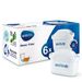 BRITA MAXTRA+ water filter cartridges, compatible with all BRITA jugs for chlorine and limescale reduction, 6 pack