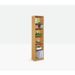 Argos Home Maine 5 Shelf Half Width Bookcase - Beech Effect