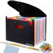 Save £3.00 - Expanding File Organisers, Document Organiser with 24 Pockets, MIXSOUL Accordion Folder Expandable File, A4 Plastic folders Wallets Bills Folder Upgraded Storage Boxes with lids, Clips and Tags