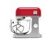 Save 30% - Kenwood KMix Stand Mixer for Baking, Stylish Kitchen Mixer with K-beater, Dough Hook and Whisk, 5 Litre Glass Bowl, Removable Splash Guard, 1000 W, Red