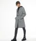 Save 40% - Black Dogtooth Belted Formal Coat