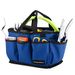 Save 40% - Housolution Gardening Tote Bag, Deluxe Garden Tool Storage Bag and Home Organizer with Pockets, Wear-resistant & Reusable, 12 Inch, Blue