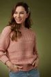 CHUNKY METALLIC KNIT JUMPER