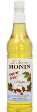 MONIN Premium Hazelnut Sugar Free Syrup 1 Litre