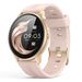Save £9.00 - AGPTEK Smart Watch for Women, 1.3'' Full Touch Fitness Tracker with Female Health Tracking, Heart Rate Monitor, Message Notification, IP68 Waterproof Outdoor Sports Smartwatch for Android iOS Phones